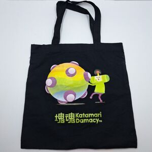 Loot Crate Gaming Katamari Damacy Black Graphic Canvas Small Tote Bag